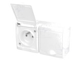 Conector alimentare AC 250VAC 16A alb mural