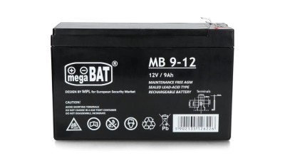 MPLPower AGM baterie gel VRLA 12V 9Ah (151/65/94mm) foto