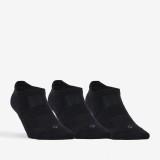 SET 3 PERECHI DE ȘOSETE SPORT SCURTE DECATHLON RS 500 NEGRU, Artengo