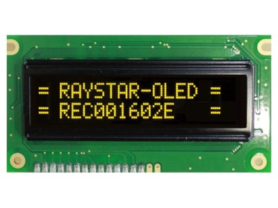 Afișaj OLED Alfanumeric 16x2 Galben foto