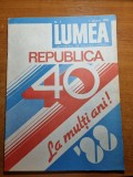 Revista lumea 1 ianuarie 1988- numar de anul nou