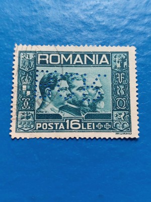 L.P 93 Efigia celor trei regi serie stampilata perforata B.C.R. foto