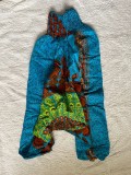 SALVARI NADRAGI DAMA PANTALONI TURCESTI TUR CAZUT FEMEI SARUAL SATIN, Lungi, Bumbac, Turcoaz