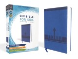 NIV Bible for Kids, Large Print, Imitation Leather, Blue, Red Letter Edition, Comfort Print: Thinline Edition