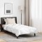vidaXL Pilotă de vară cu pernă 2 pcs Alb 155 x 200 cm Microfibră