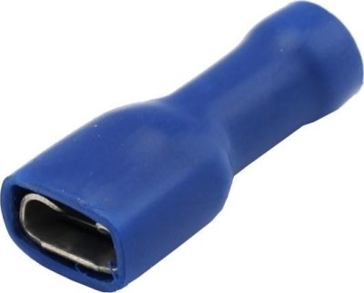 Papuci electrici izolati, mama, albastru Plat, 6,3x0,8mm, lungime 21,3 mm, crimpat, 1542, 10 terminale la blister Carpoint AutoDrive ProParts foto