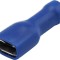 Papuci electrici izolati, mama, albastru Plat, 6,3x0,8mm, lungime 21,3 mm, crimpat, 1542, 10 terminale la blister Carpoint AutoDrive ProParts
