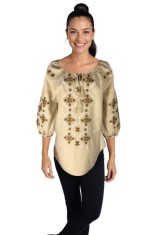 Bluza dama 025 crem , marimea M