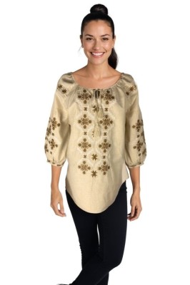 Bluza dama 025 crem , marimea M foto