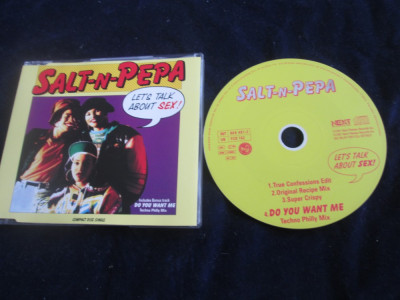 Salt N Pepa - Let&amp;#039;s Talk About Sex ! _ maxi single,cd _FFRR (1991,Germania) foto