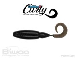 Shad Biwaa TailGunr Curly UV Black 9cm, 7buc/plic