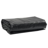 Prelată, negru, 1x2,5 m, 650 g/m&sup2;