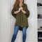 BL1006-12 Cardigan tricotat cu maneci lungi tip liliac