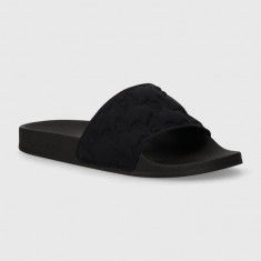 Karl Lagerfeld papuci KONDO femei, culoarea negru, KL80949