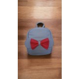 Rucsac damă gri cu fermoar
