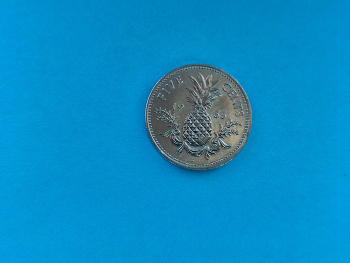 5 Cents 1966 Bahamas-XF+++