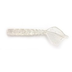 Aji Worm Hila-Hila 4.3cm Clear Rainbow Glitter
