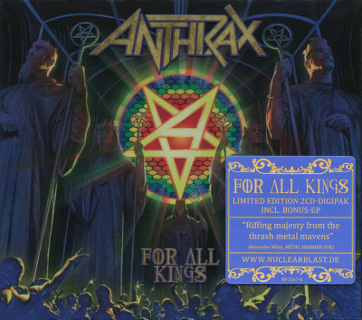 2xCD Anthrax - For All Kings 2016 Limited Edition, Digipak with O-Card foto