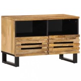 VidaXL Dulap TV, 70x34x46 cm, lemn masiv mango brut
