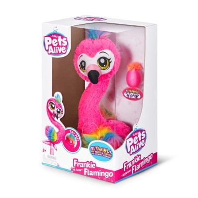 Pets Alive - Jucarie de plus interactiva, Frankie flamingo dansator foto