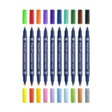 CARIOCA COLORELLA TWIN C304 SET10=20 CULORI + HIGHLIGHTER DUBLU BLISTER