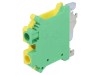 Conector &Icirc;mbinare Șine PHOENIX CONTACT USLKG6N 0.2-10mm&sup2;, 2 Terminale, Galben-Verde