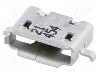 Conector USB AB micro, versiune USB 2.0, {{Orientare spa&amp;#355;iala}}, MOLEX - 47654-0001