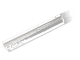 Profil LED &icirc;ncastrat 2m GROOVE10 aluminiu natural