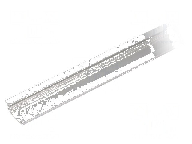Profil LED &icirc;ncastrat 2m GROOVE10 aluminiu natural