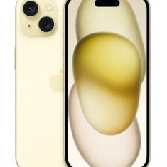 Telefon Mobil Apple iPhone 15, Super Retina XDR OLED 6.1inch, 256GB Flash, Camera Duala 48 + 12 MP, Wi-Fi, 5G, iOS (Galben)