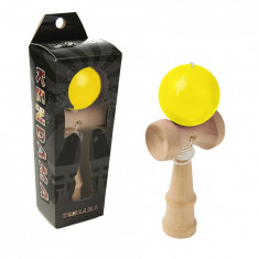 Joc de indemanare Momki Kendama, galben foto