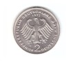 Moneda Germania 2 mark/marci 1972 F, Konrad Adenauer, cu luciu, Europa, Cupru-Nichel