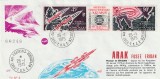 Taaf 1975 - FDC, ARAKS,Operatiune Franco-sovietica, ARAK FUSEE ERIDAN