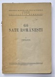 60 SATE ROMANESTI - POPULATIA BUC. 1941