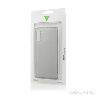 Husa Silicon Samsung Note 10 n970 Clear Grey Ultra Slim Soft Touch Vetter foto