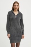Morgan rochie RMNOVI culoarea gri, mini, dreaptă, RMNOVI