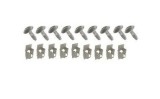 Set fixare scut motor CitroenC8, Evasion, Jumpy; Fiat Ulysse; Peugeot 206, 206+, 806, 807, Expert, Expert; set 18 buc, fixare scut sub motor, 703016,