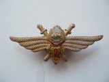 ROMANIA - INSIGNA MILITARA AVIATIE - PILOT CL. 2, MODEL 1968, RSR, IM1.243