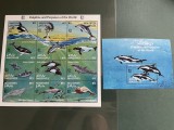 maldive - serie timbre animale fauna nestampilata MNH
