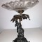 SUPERB CENTRU DE MASA METAL SI CRISTAL , ANII 1900