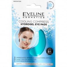 Eveline Cosmetics Hydra Expert masca hidrogel pentru ochi cu efect racoritor 2 buc
