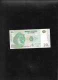 Congo 20 Francs 2003 Bancnota UNC, Seria 1897681, Africa