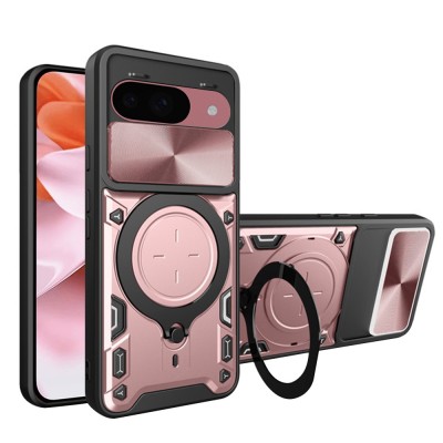 Husa Google Pixel 9 Techsuit CamGuard Pro, roz auriu foto
