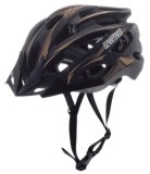 Casca ciclisti MTB Awina, marime M (55 cm-58 cm), culoare nergru/auriu Cod:AWR0464
