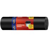 Saci menajeri Clarina 320L negri 10 buc/rola LDPE