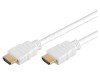 Cablu HDMI 1.4 Alb 3m, Goobay