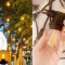 Ghirlanda luminoasa 10 m lungime, becuri led Edison cu filament 4 w, 1 dulie E27/ml, lumina calda, interconectabila 150 m