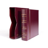 Album NUMIS clasic in cutie de protectie, visiniu, fara folii