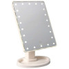 Oglinda Machiaj cu LED, 22 LED-uri, Touch, Rotire 360&deg;, Cosmetica Iluminata, Baza Depozitare