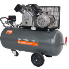 Compresor de aer profesional cu piston - 2,2kW, 420 L/min, 10 bari - Rezervor 100 Litri - WLT-PROG-420-2.2/100A